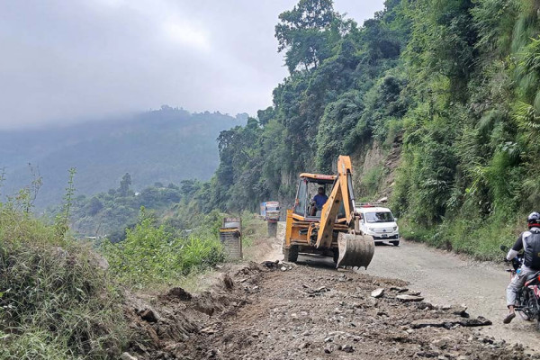 पृथ्वीराजमार्गको नागढुङ्गा–मलेखु खण्ड एक साताका लागि आंशिक बन्द हुने
